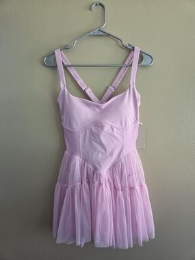 NWT PopFlex Corset Pirouette Dress Bubblegum Size Large
